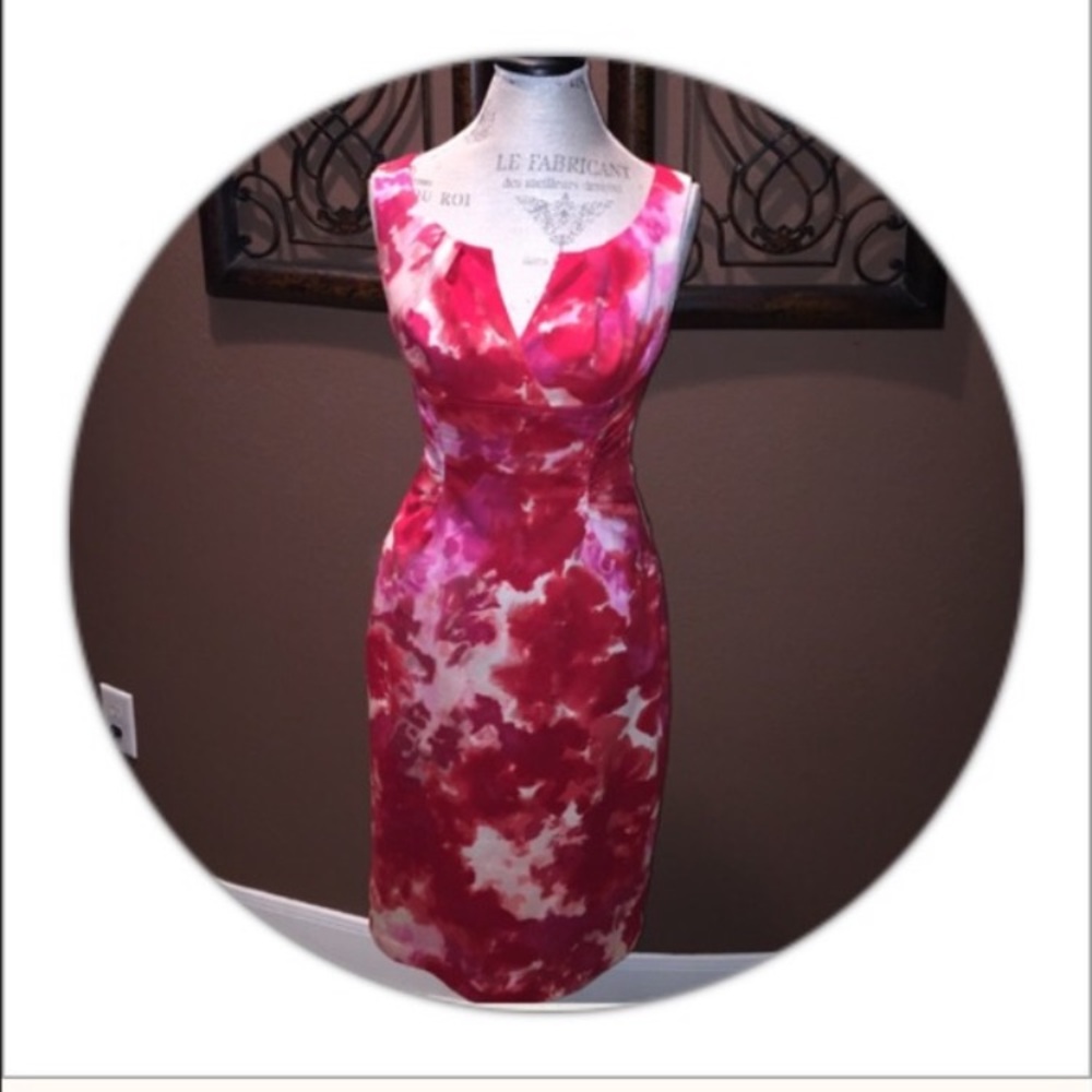 Adrianna Papell red dress size 4